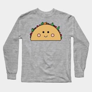 Smiling Taco Long Sleeve T-Shirt